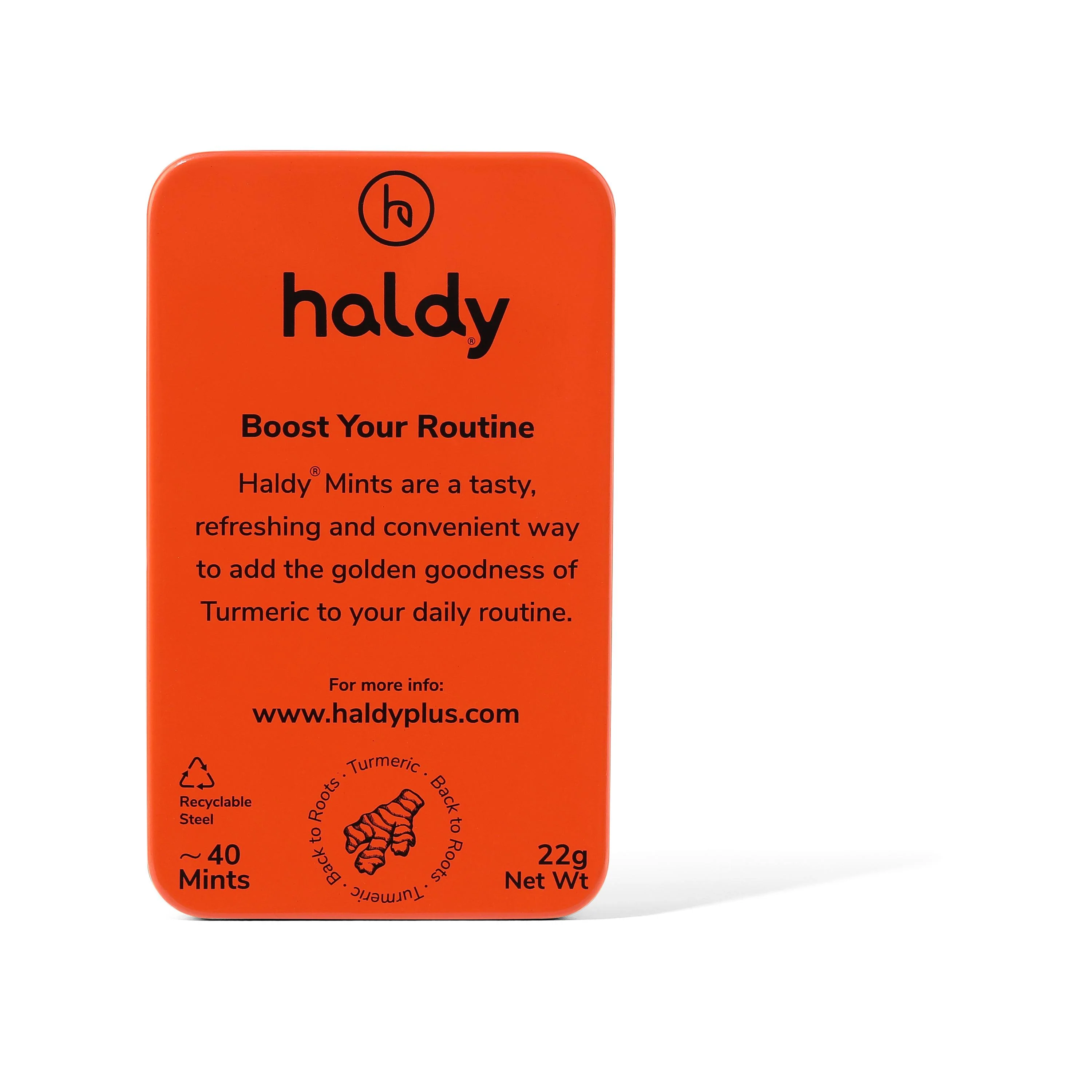 HALDY | Sugarfree Turmeric Mints - Lemon (Single Pack) - Image 4